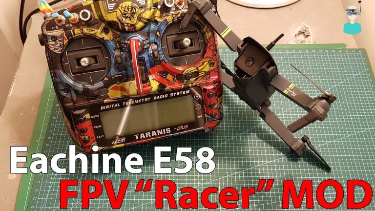 Youtube: (fpv racer): Eachine E58 – FPV « Racer » MOD - Revue Drone