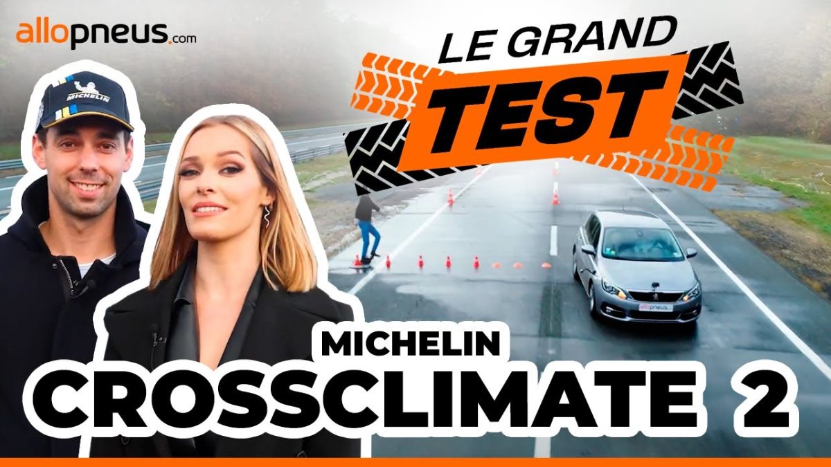 Le Grand Test Allopneus : Maëva Coucke essaie les MICHELIN CrossClimate 2 avec Nathanël Berthon