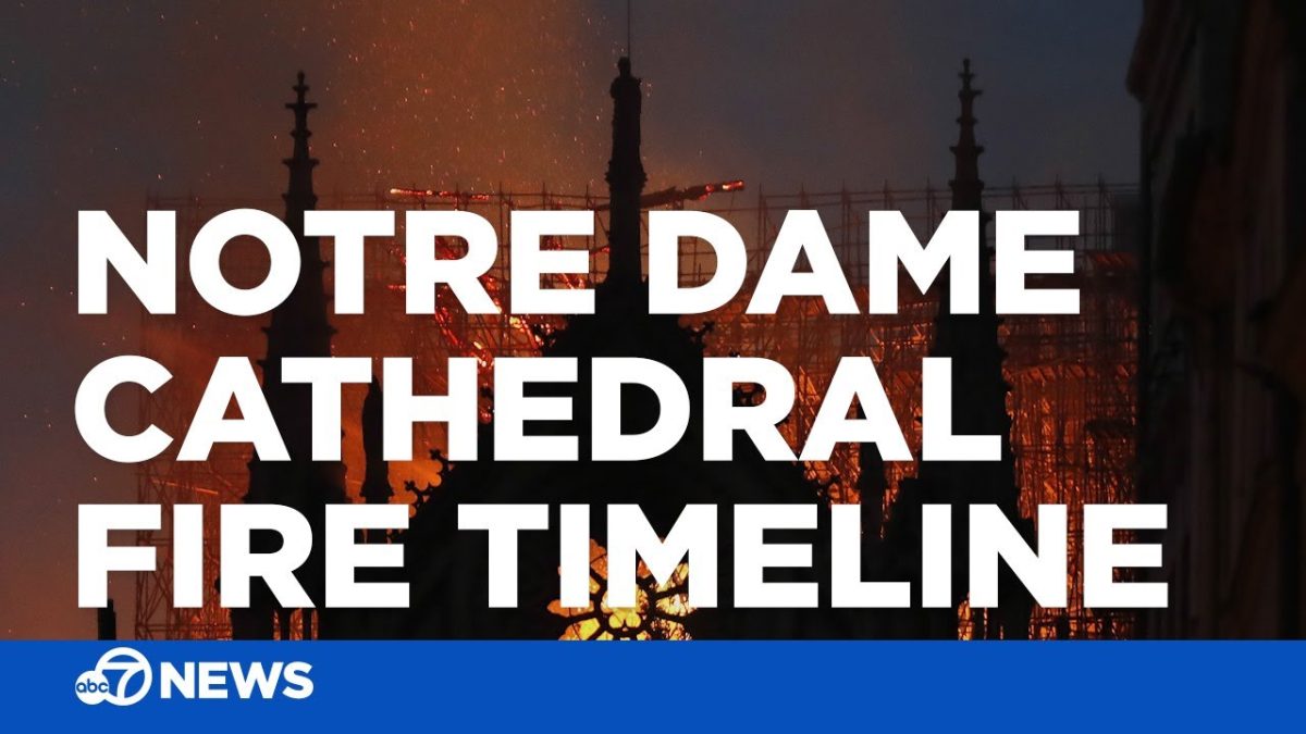 Notre Dame Cathedral fire captured in social media videos