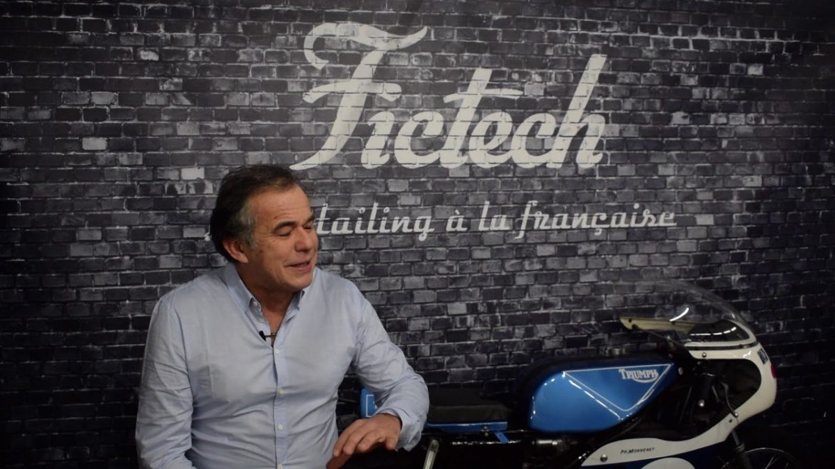 Philippe Monneret Parrain Officiel de la Gamme Moto By FicTech
