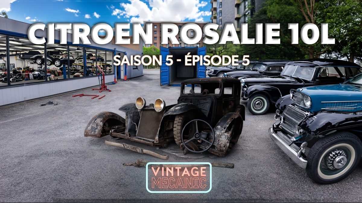 VINTAGE MECANIC : CITROEN ROSALIE 10L