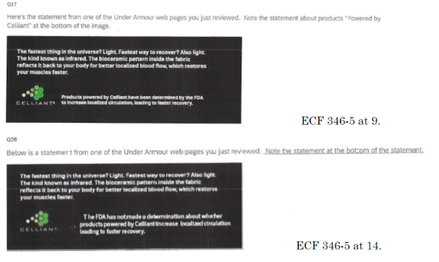 , Under Armour rejette la réclamation relative au Lanham Act et doit continuer à lutter contre les ingérences délictuelles