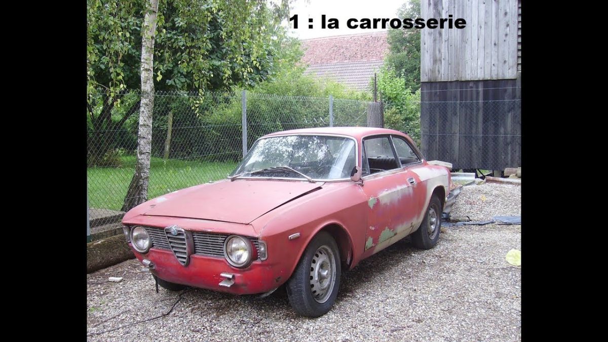 restauration voiture ancienne Alfa Romeo GT Junior
