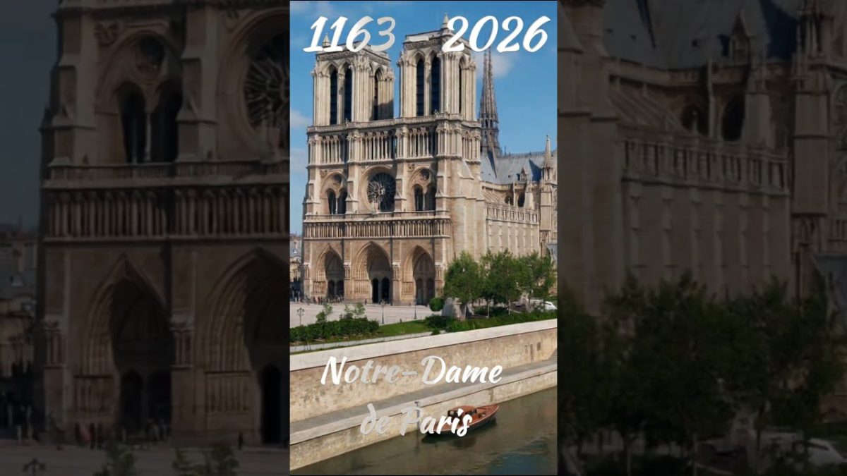 861 Years of Notre-Dame Timelapse in 60 Seconds