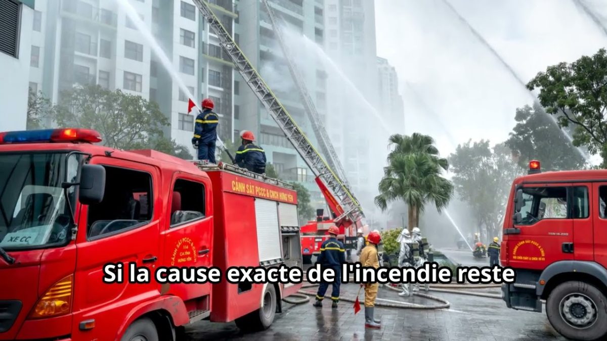 Incendie à la cathédrale de Rouen en France  le 2024 07 11