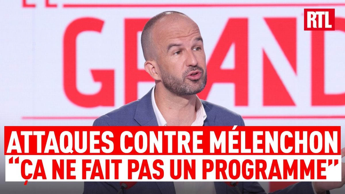 "Ça ne fait pas un programme"  Manuel Bompard dénonce les attaques visant Jean-Luc Mélenchon.