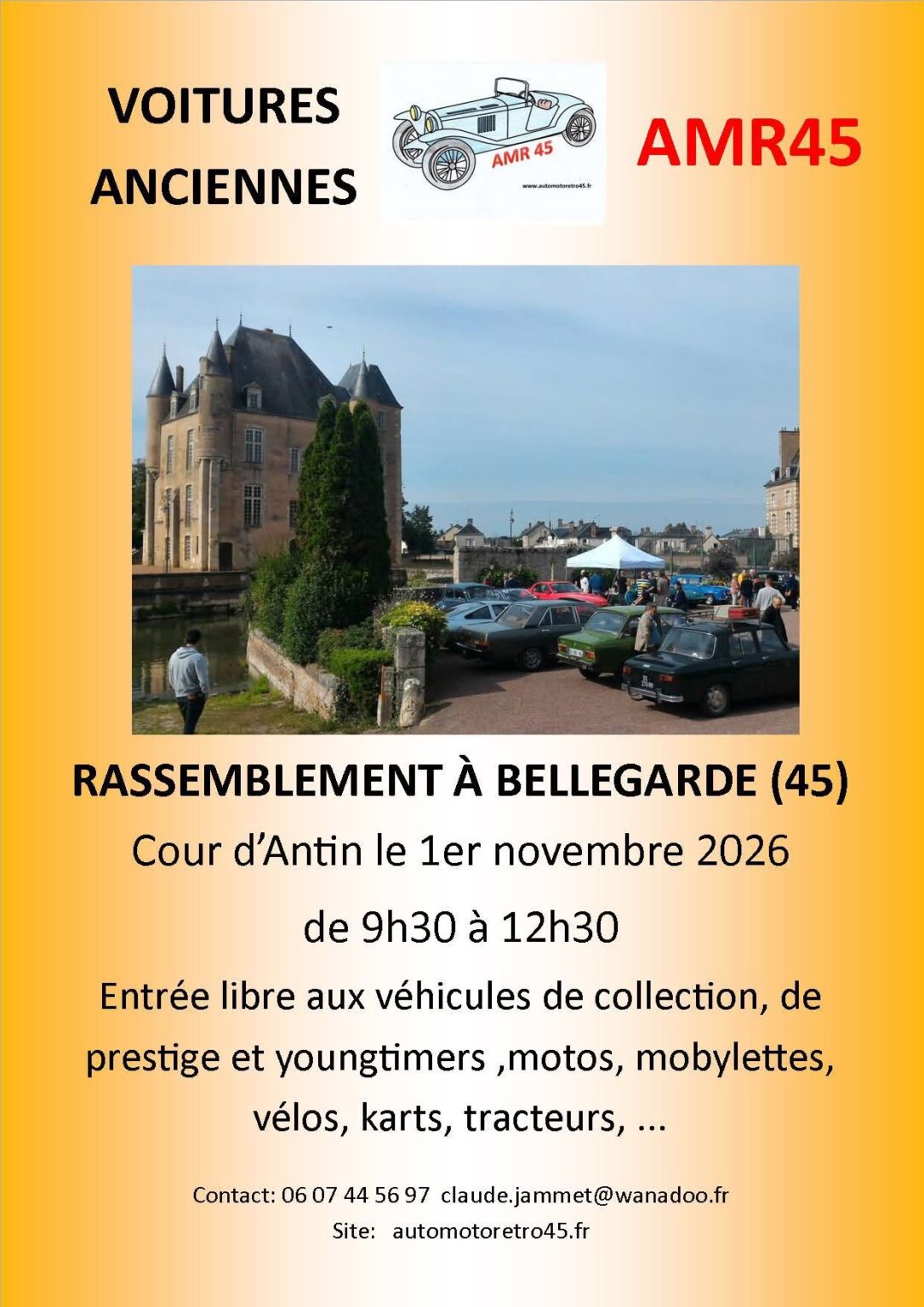 Rassemblement de voitures anciennes Bellegarde